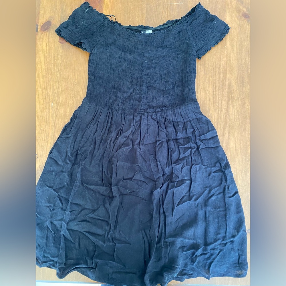 Black H&M Off the Shoulder Dress